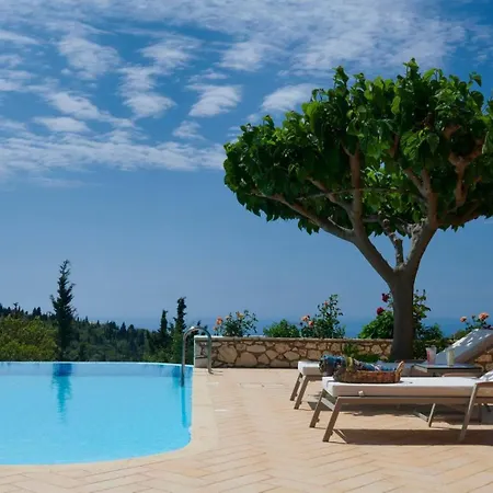 فيلة Awesome Lefkada - 2 Bedrooms - Kamothias - Great Sea Views - Fantastic Pool Terrace