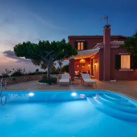Awesome Lefkada - 2 Bedrooms - Kamothias - Great Sea Views - Fantastic Pool Terrace فيلة