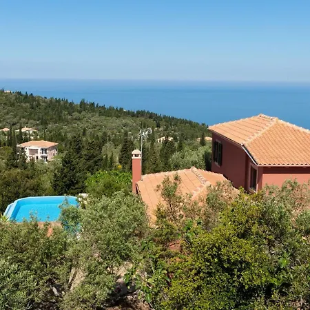فيلة Awesome Lefkada - 2 Bedrooms - Kamothias - Great Sea Views - Fantastic Pool Terrace *